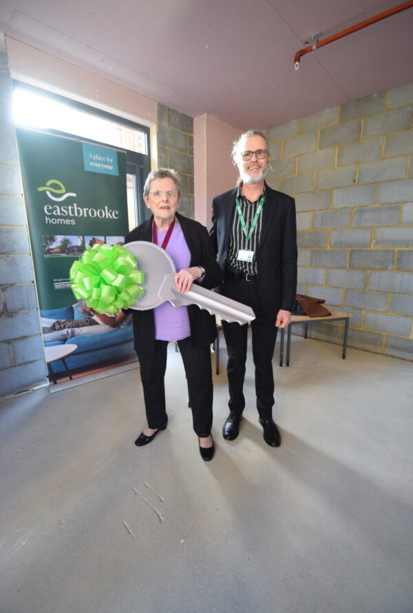 Deputy Mayor, Councillor Janice Asman and Eastleigh Councillor Paul Bicknell