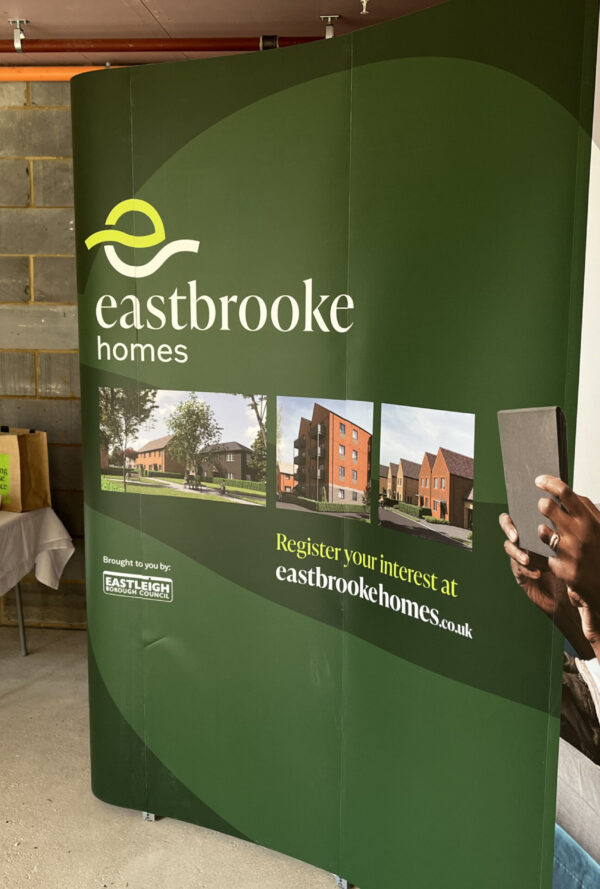 eastbrooke homes' display at the opening of Postmark Place